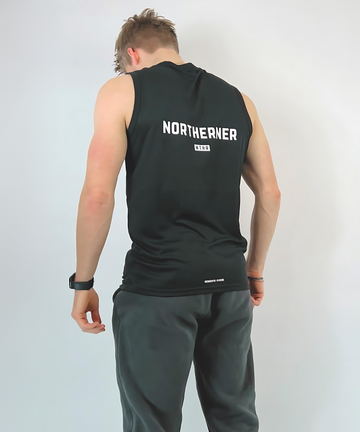 Sweat Shield. Dry Tech Synthetic Performance Muscle Tank